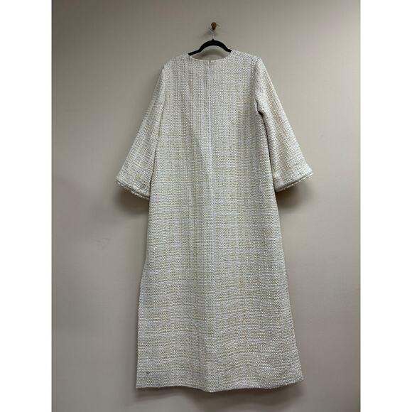 BORGO DE NOR Cream Eponine Tweed Dress UK Size 18/US L - NWT - Picture 5 of 5